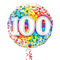 Happy 100th Birthday Confetti Balloon Bouquet