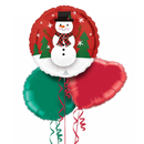 Let it Snow Christmas Foil Balloon Bouquet