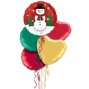 Let it Snow Christmas Foil Balloon Bouquet