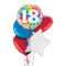 Happy 18th Birthday Confetti Balloon Bouquet