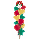 Let it Snow Christmas Foil Balloon Bouquet