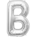 Any Silver Letter Super Shape Foil Balloon