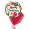 Merry Christmas Cute Baubles Balloon Bouquet